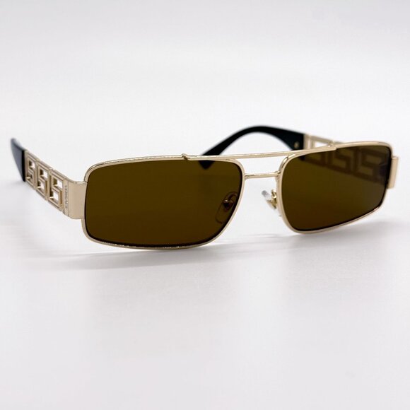 NEW VERSACE SUNGLASSES VE2257 1002/73 GOLD UNISEX EYEWEAR VE2257 100273